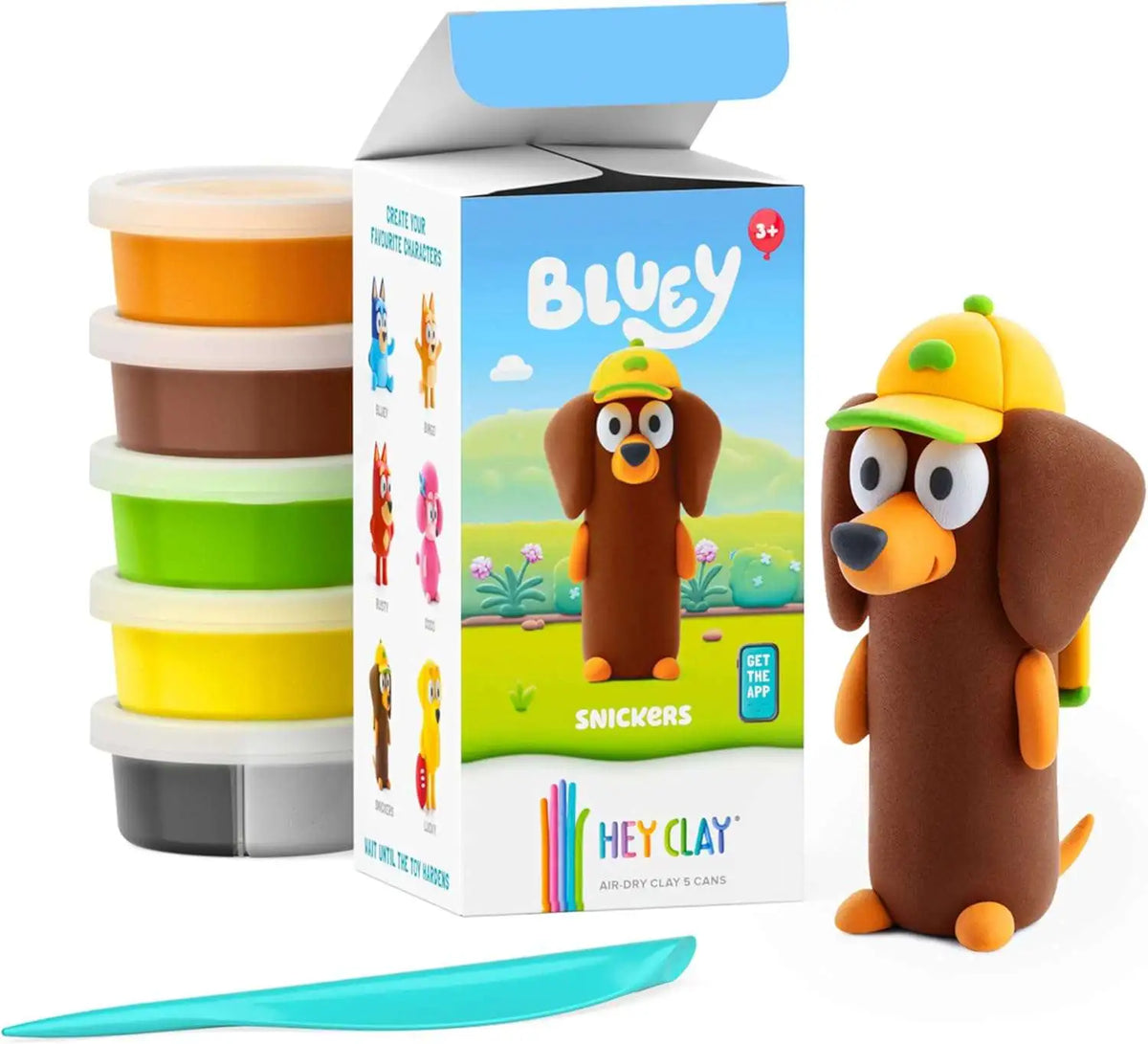 Hey Clay Bluey Characters - Singles