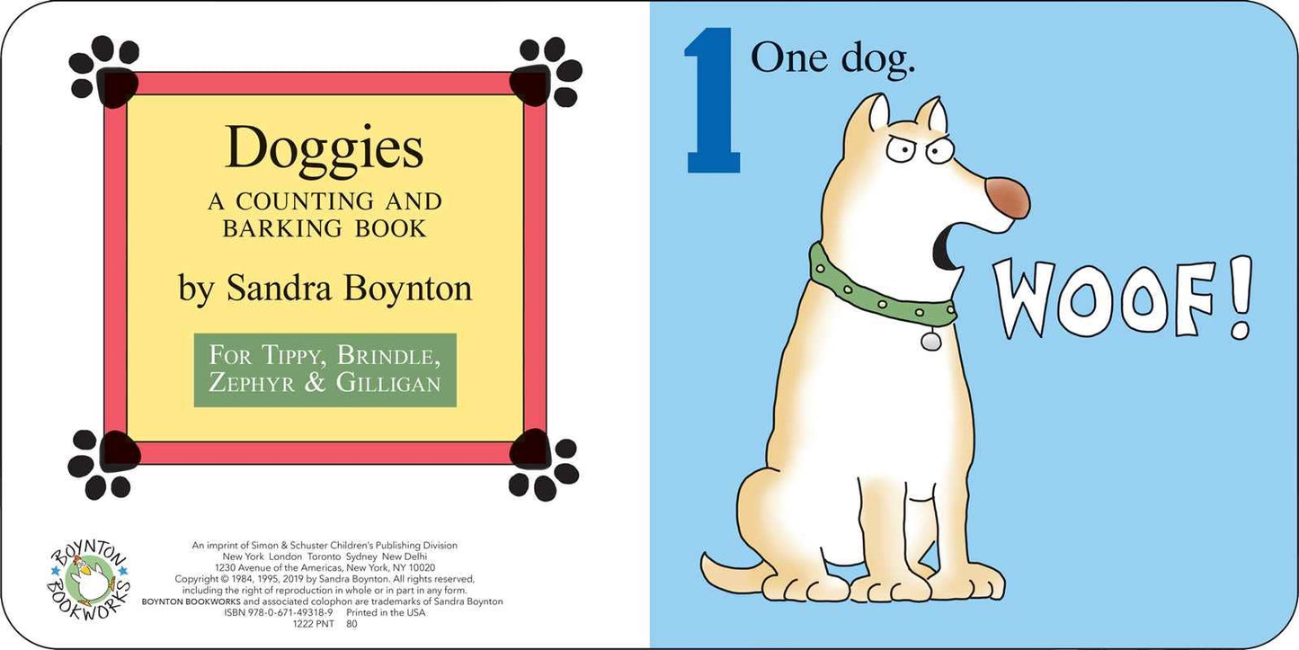 Doggies by Sandra Boynton: Board Books