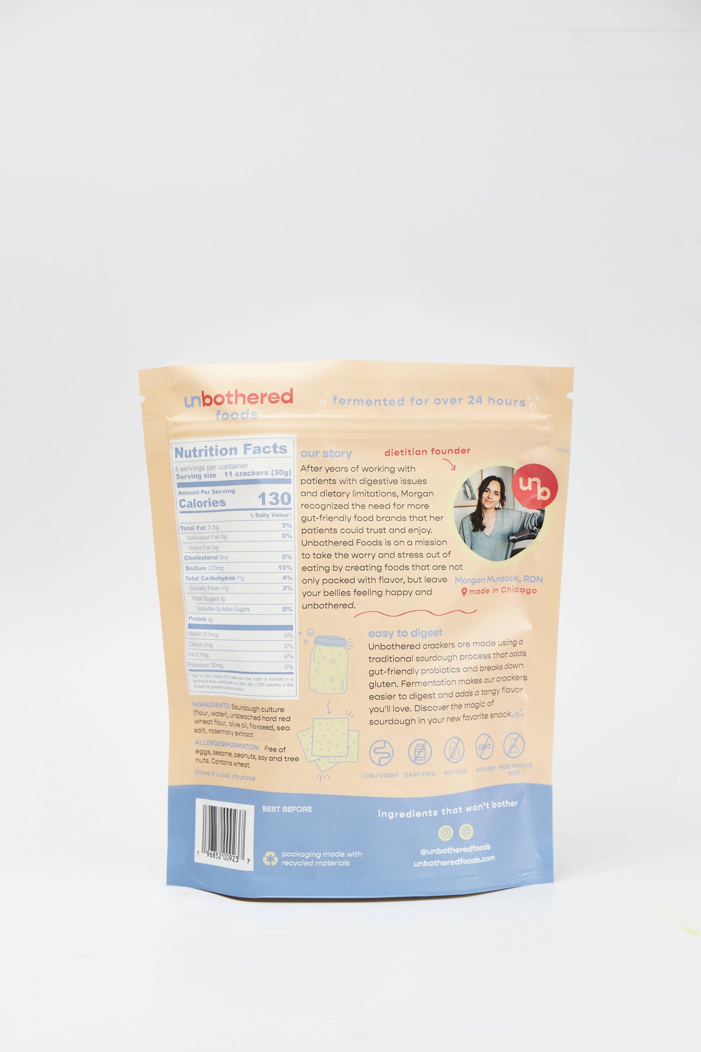 Sea Salt & Flax Sourdough Cracker - Margot's Mercantile