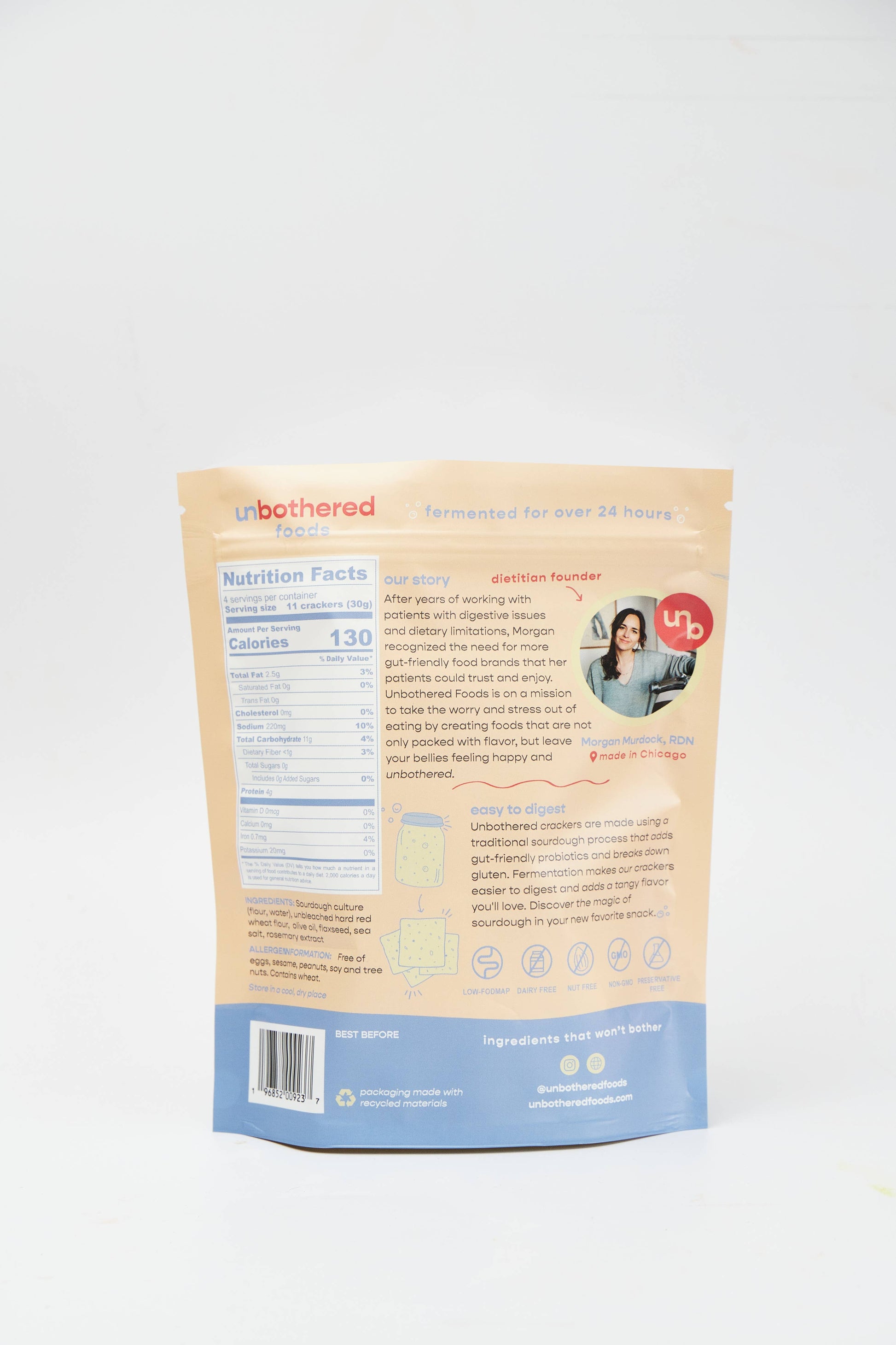 Sea Salt & Flax Sourdough Cracker - Margot's Mercantile