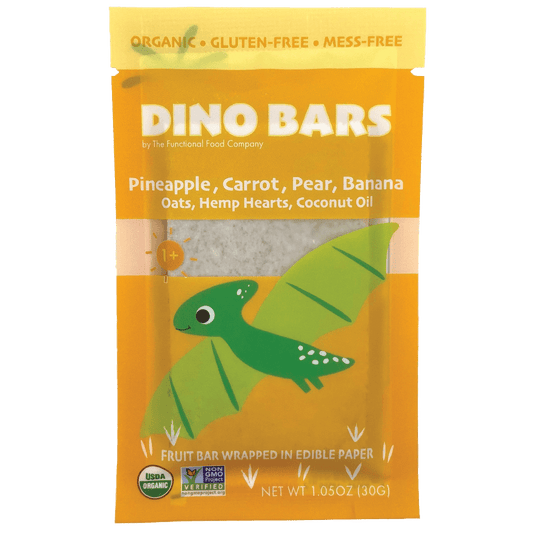 DINO BARS Pineapple Carrot Bar | Single Unit - Margot's Mercantile