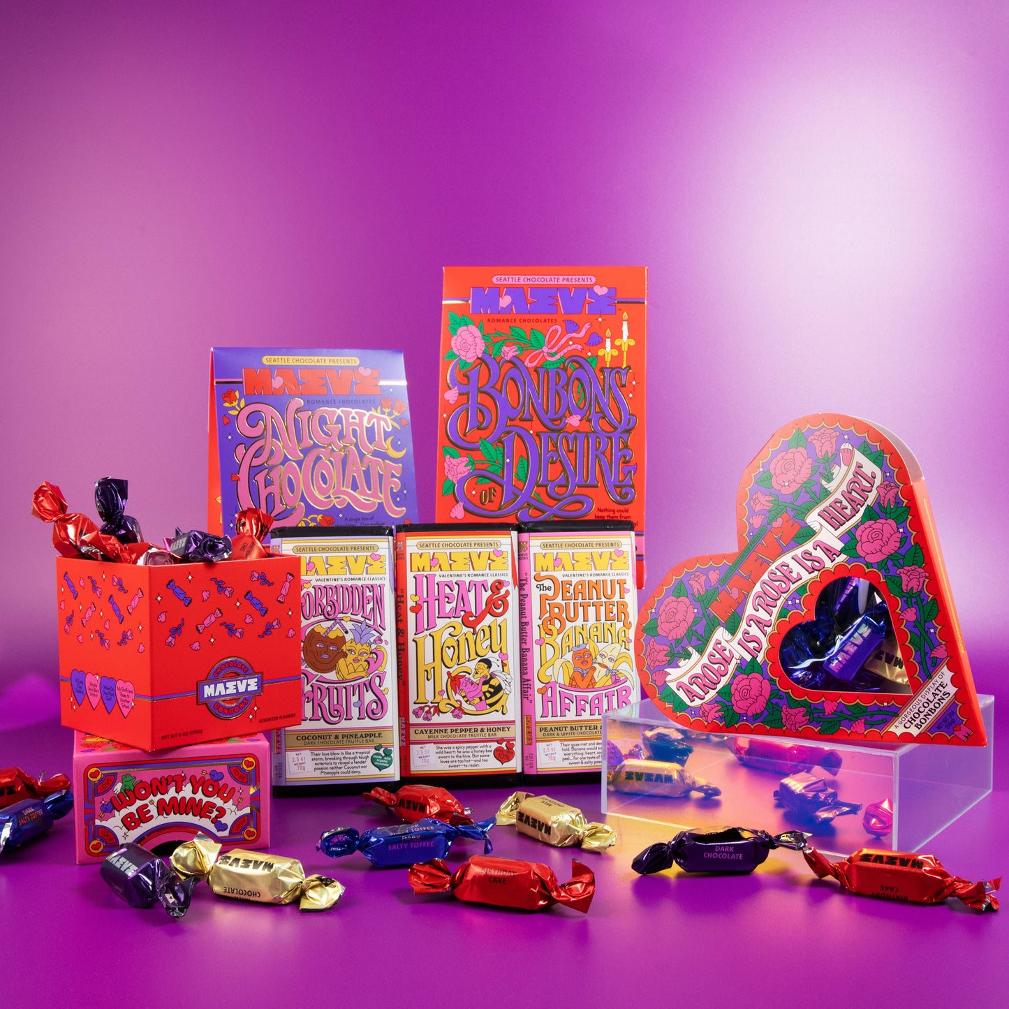 NEW! Valentine's - Heat & Honey Truffle Bar