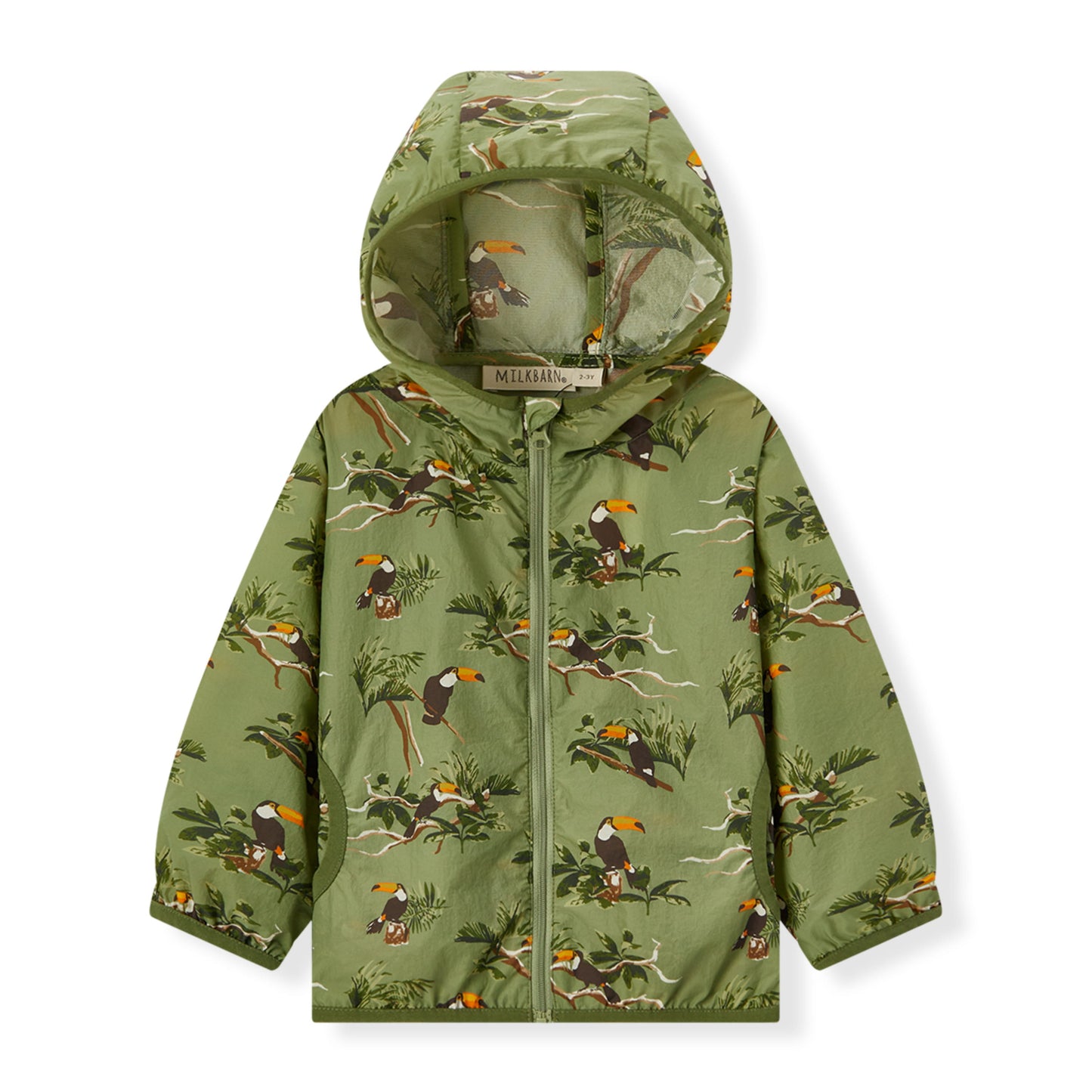 Toucan Hooded Sun Shield Windbreaker Jacket