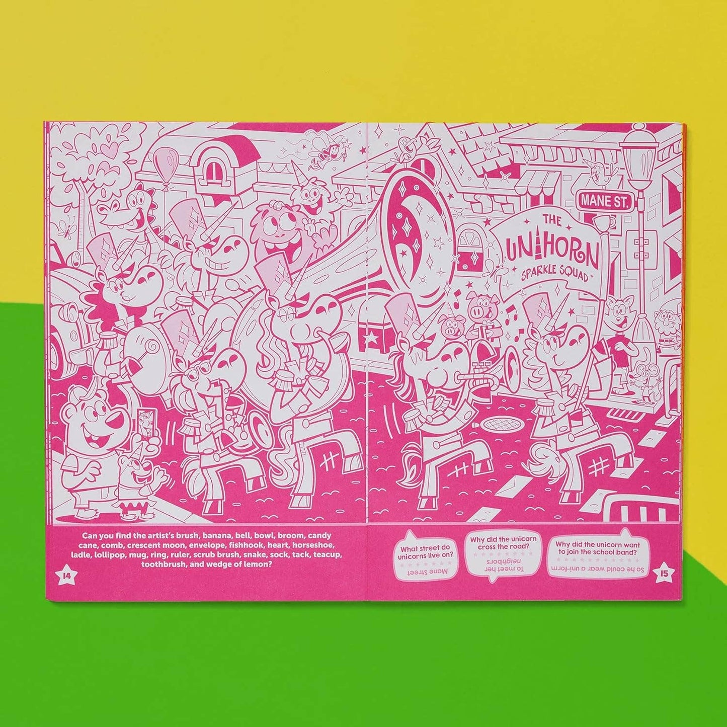 Unicorn Sparkle Hidden Pictures Puzzles