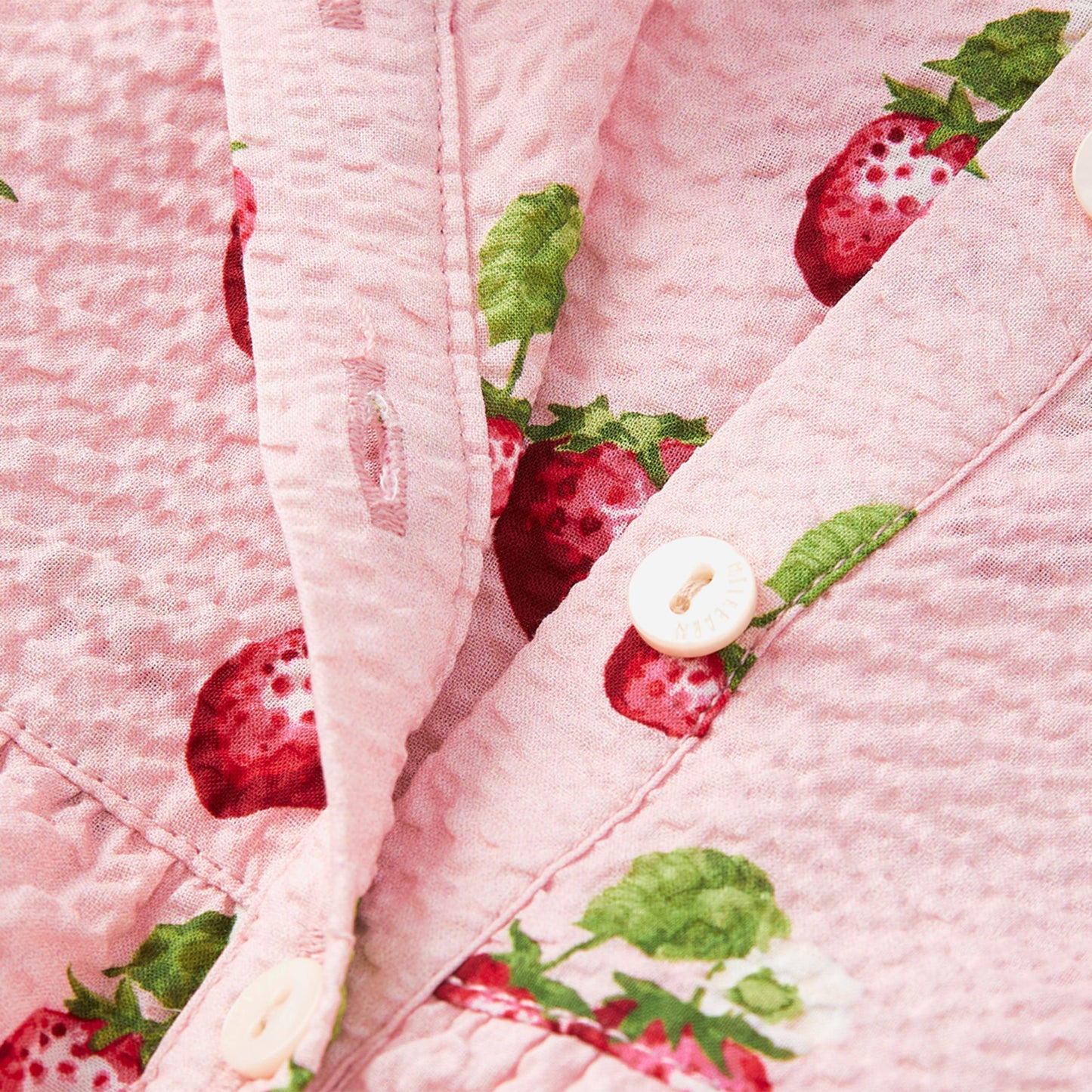 Strawberry Ruffle Collar One Piece Dress