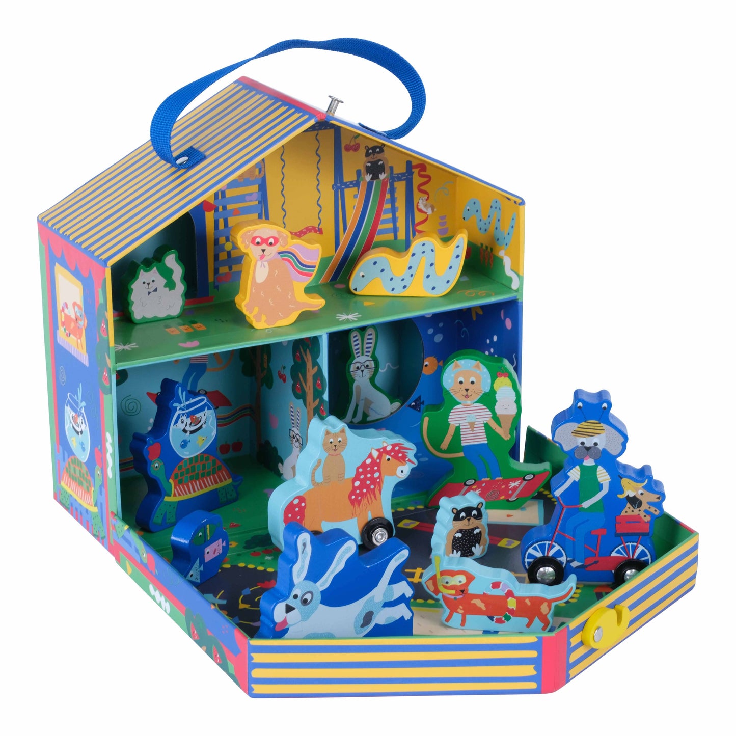 Pets Theme Portable Doll House