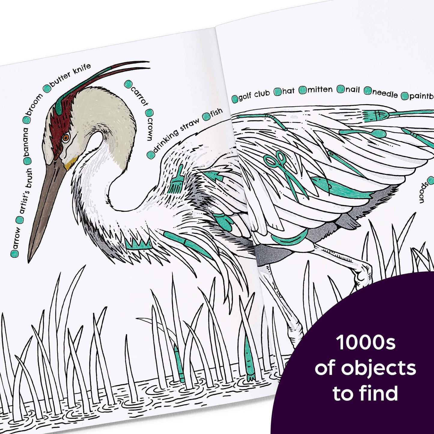 Hidden in Nature: A Cozy Hidden Pictures Coloring Book