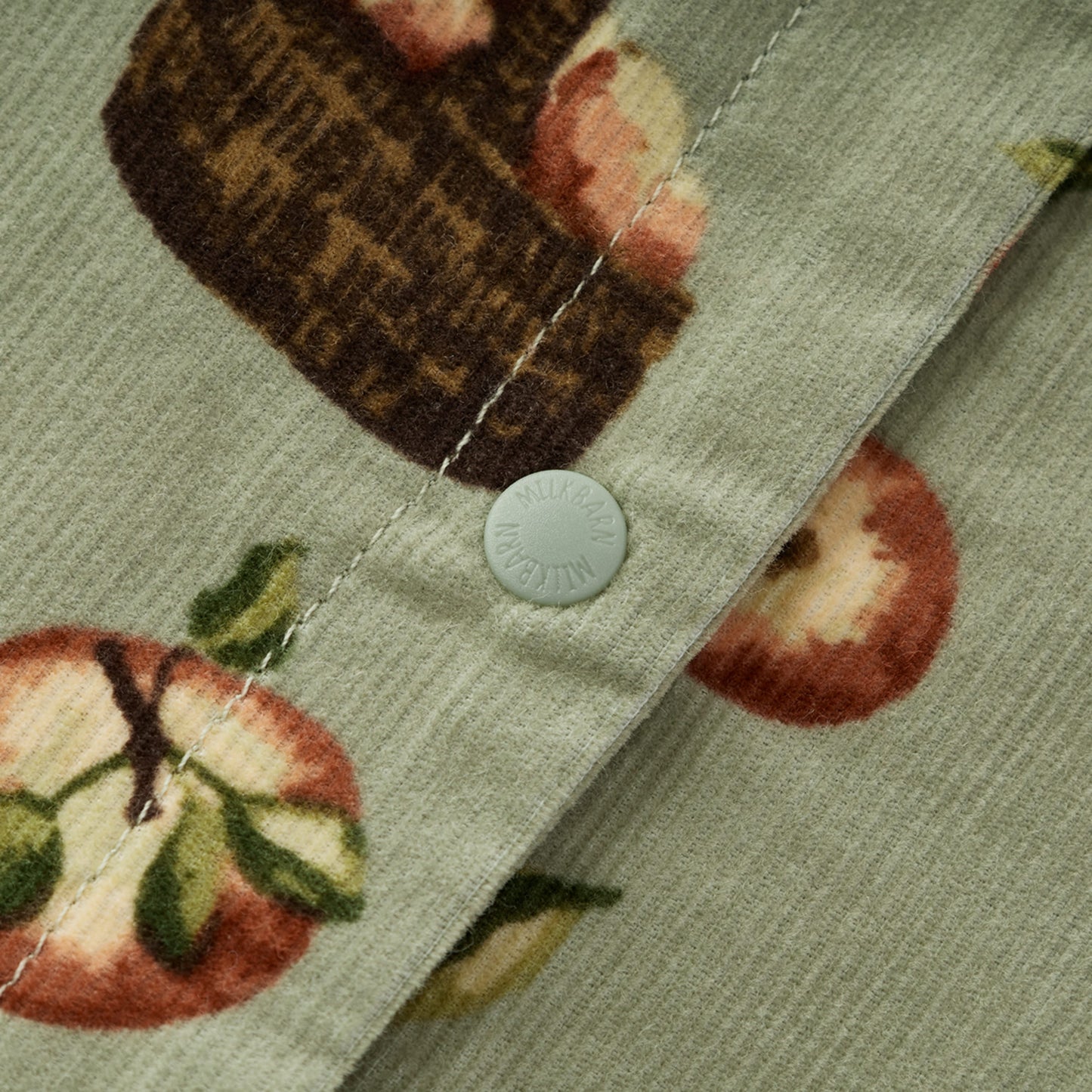 Apple Orchard Corduroy Ruffle Snap Jumper