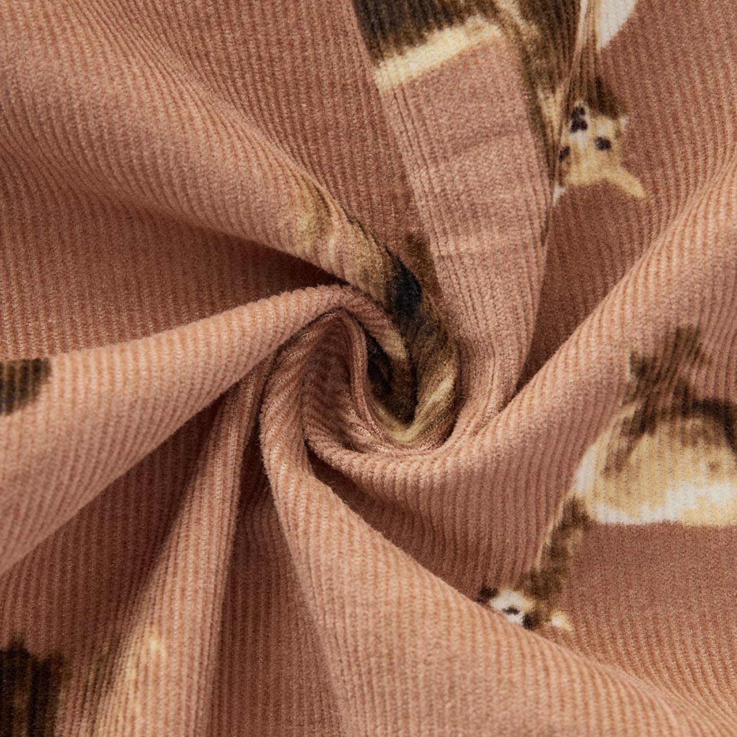 Alpaca Corduroy Ruffle Snap Jumper