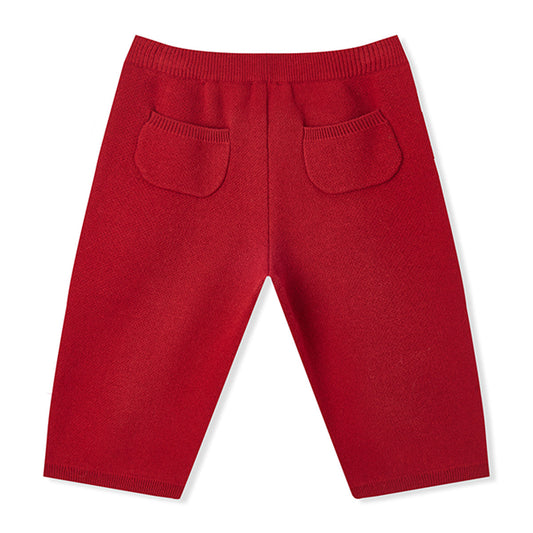 Maroon Knit Pants