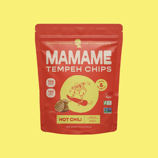 Tempeh Chips Hot Chili - 3.5oz Pouch