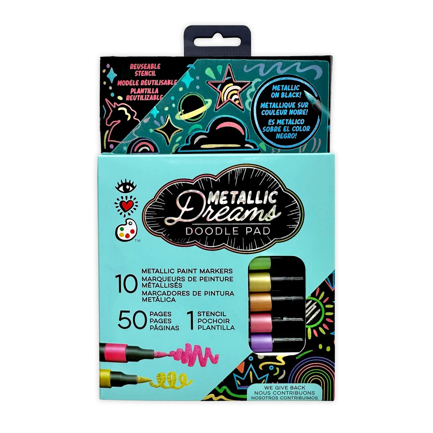 Metallic Dreams Doodle Pad