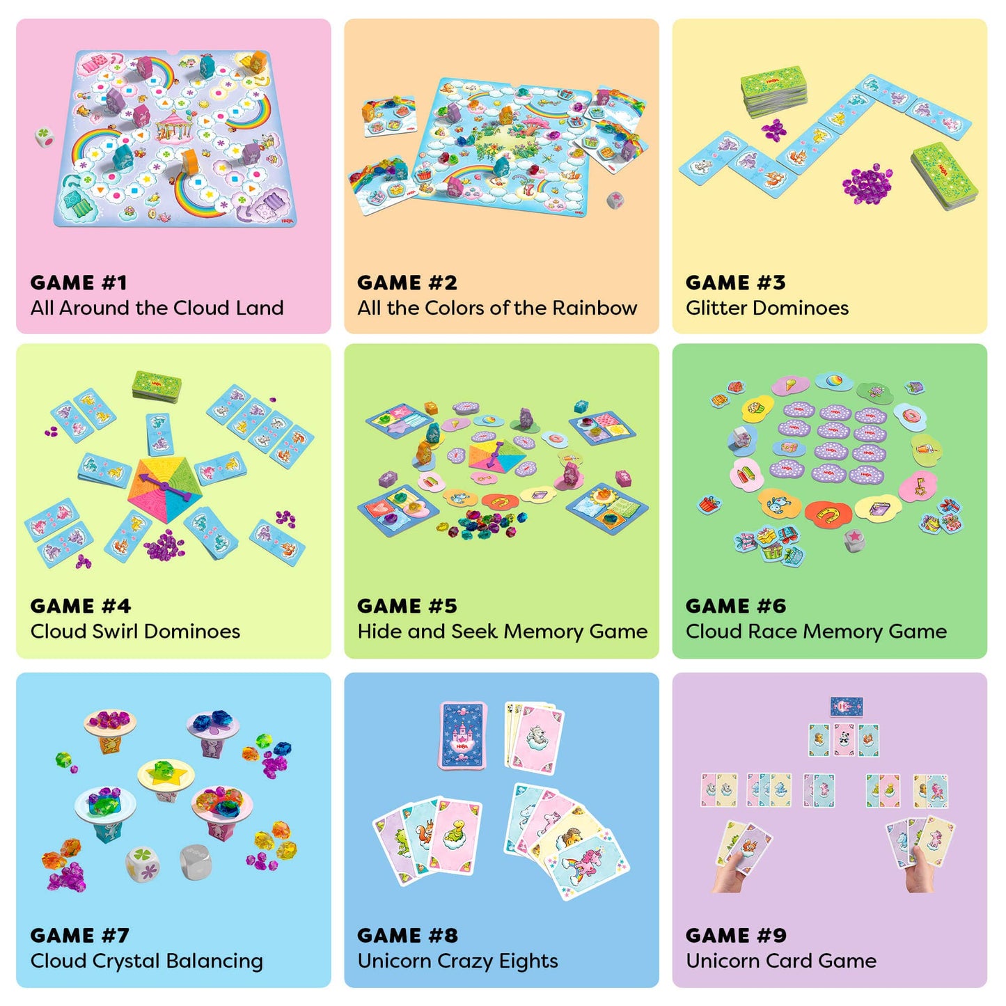 Unicorn Glitterluck Collection – Magical Unicorn Board Games