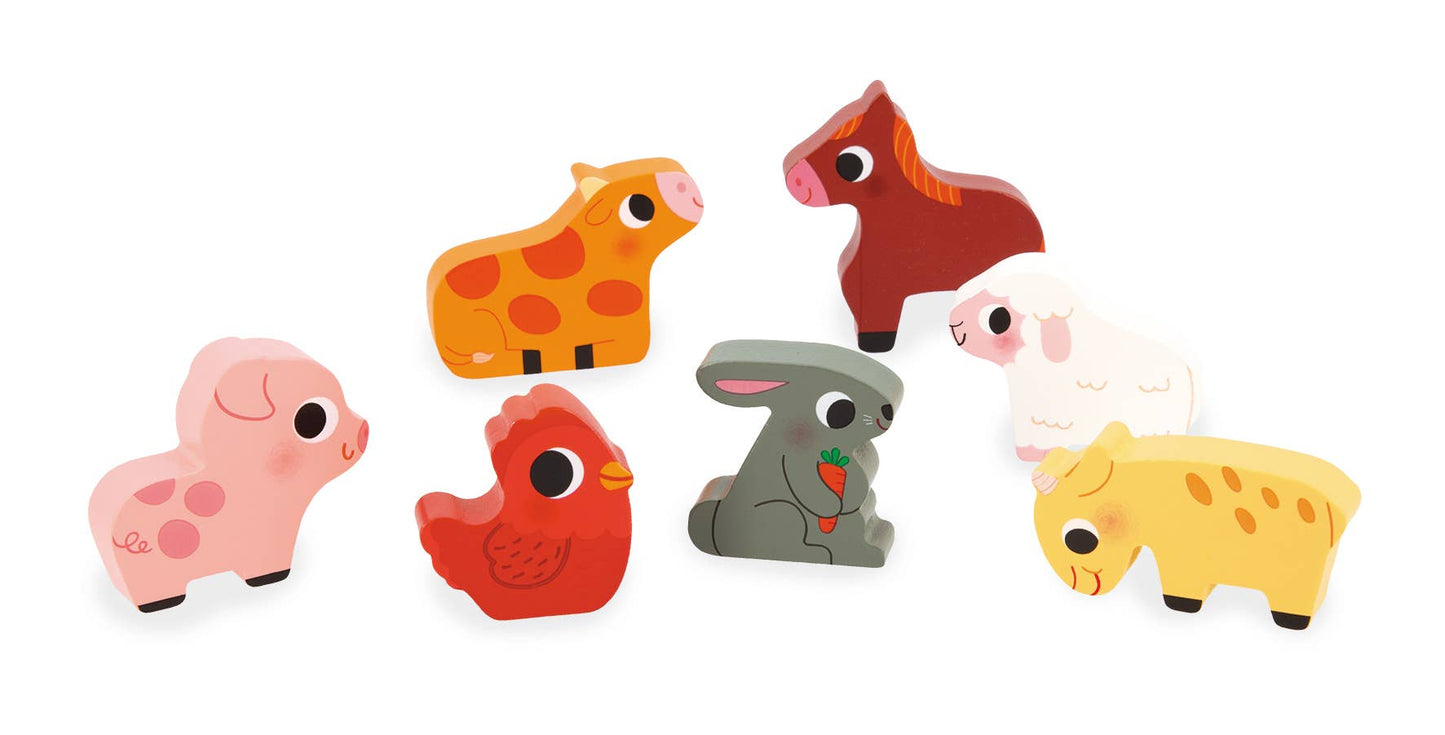 CHUNKY PUZZLE |  THE FARM | 7 STAND-ALONE PIECES