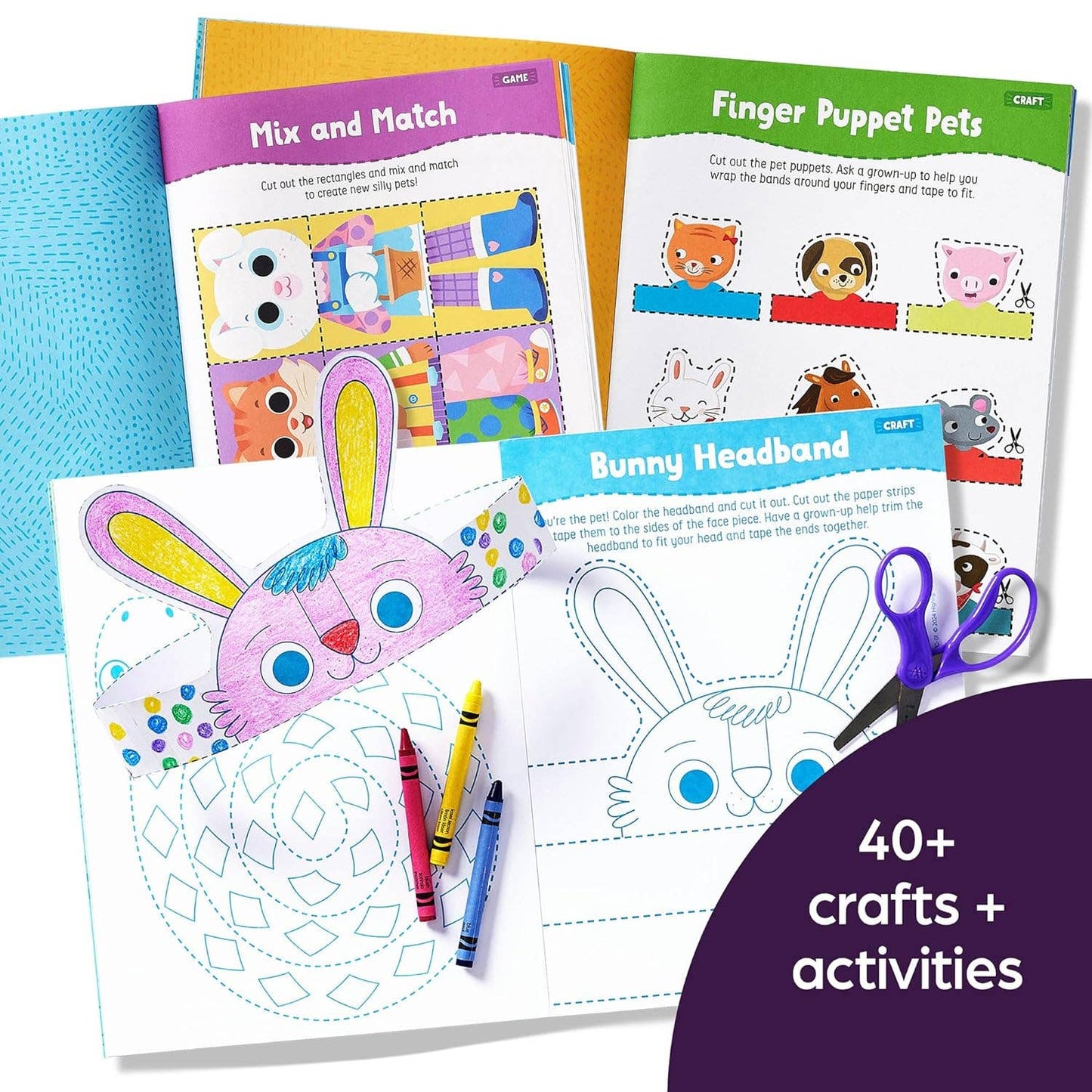 Cut, Paste, and Create Pets Activity Workbook