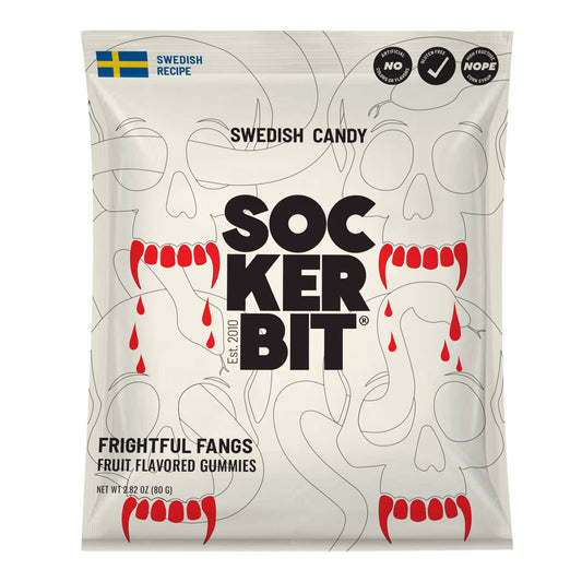 Frightful Fangs Swedish Candy Bag 2.8oz Halloween Collection