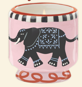 "Elephant" Ceramic Candle - Tobacco Vanilla 8oz
