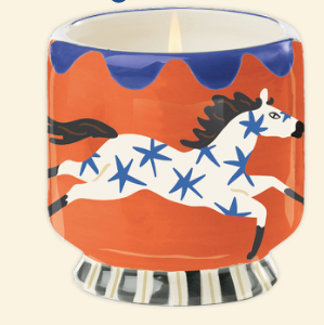 "Horse" Ceramic Candle - Sienna Sunset 8oz