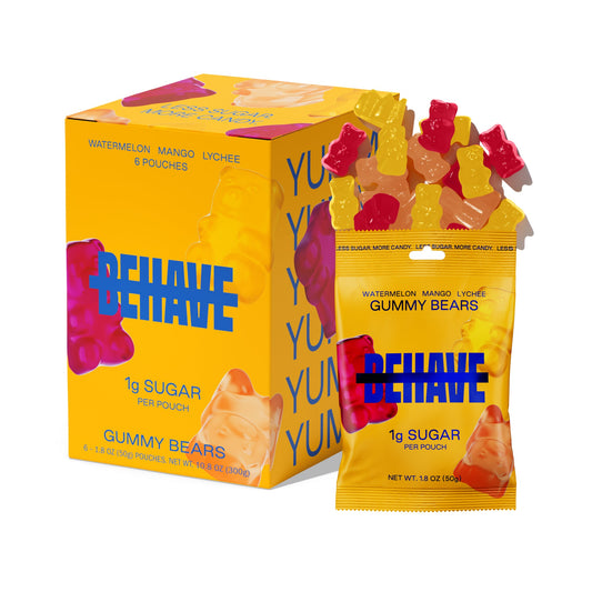 Watermelon Mango Lychee Gummy Bears (6 bags)