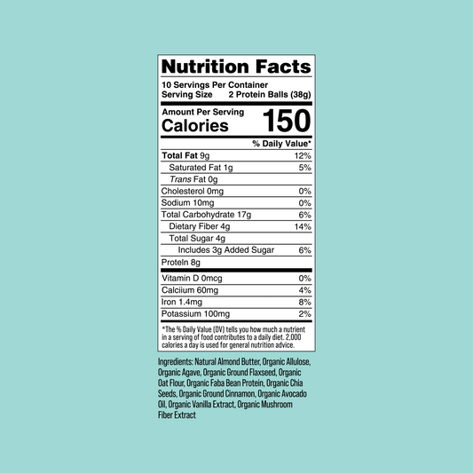 Cinnamon Almond Butter Protein Balls