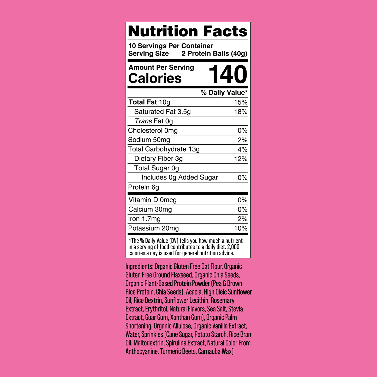 Confetti Protein Balls