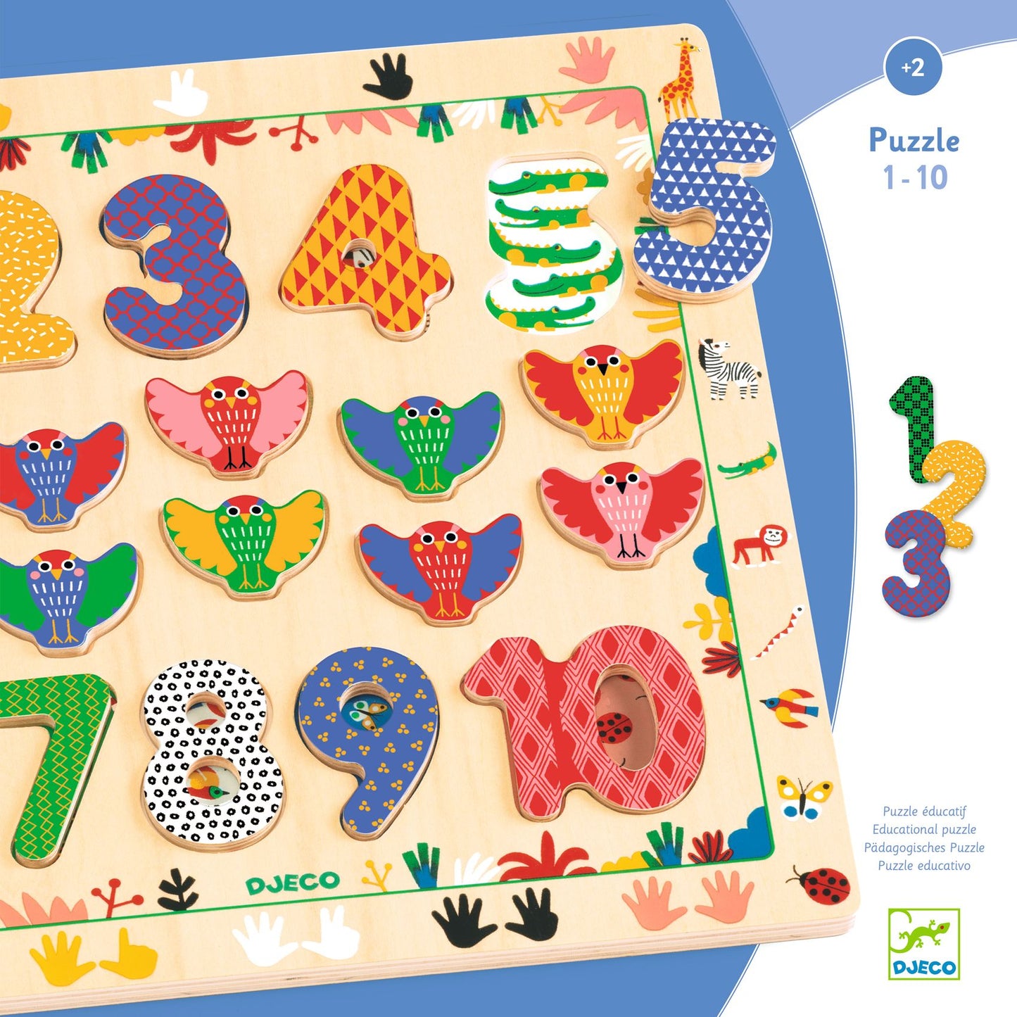 Wooden Puzzles 1 to 10