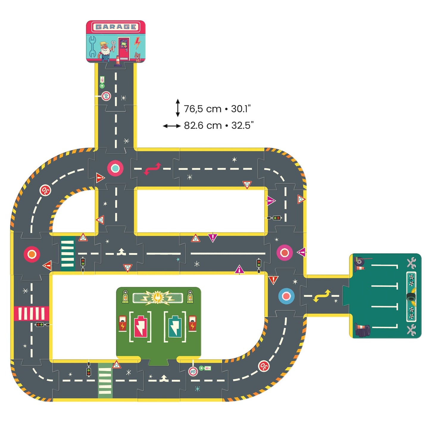 Crazy Motors Circuit 26pc