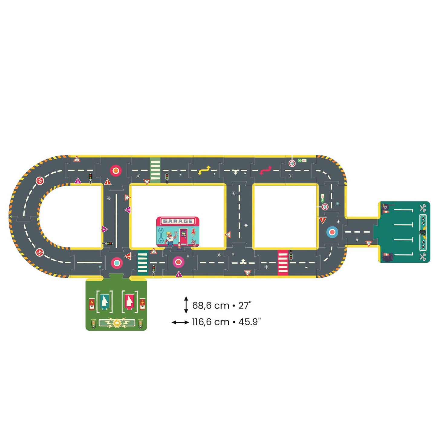 Crazy Motors Circuit 26pc