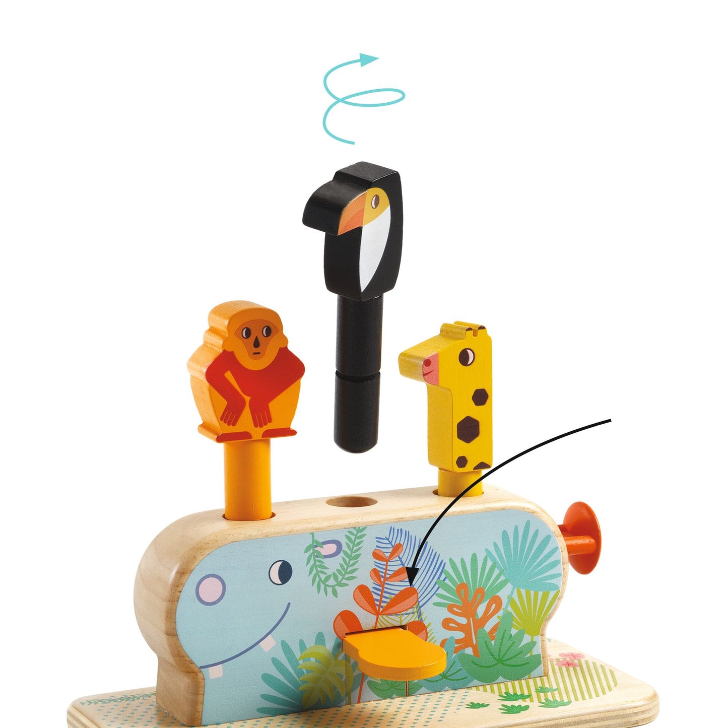 Multi Pop Wooden Activity Toy