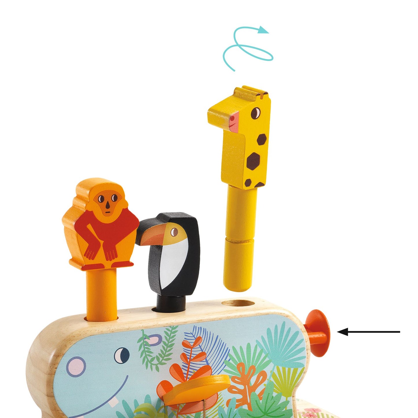 Multi Pop Wooden Activity Toy