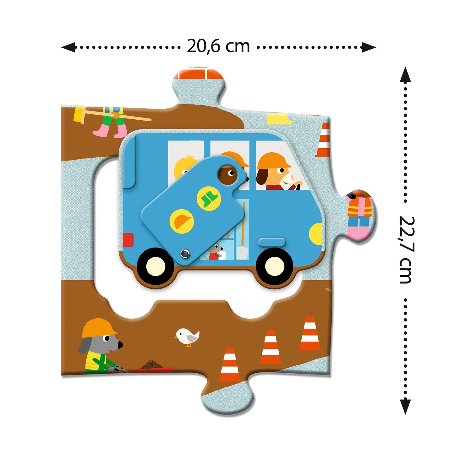 Giant Floor Construction Site Puzzle