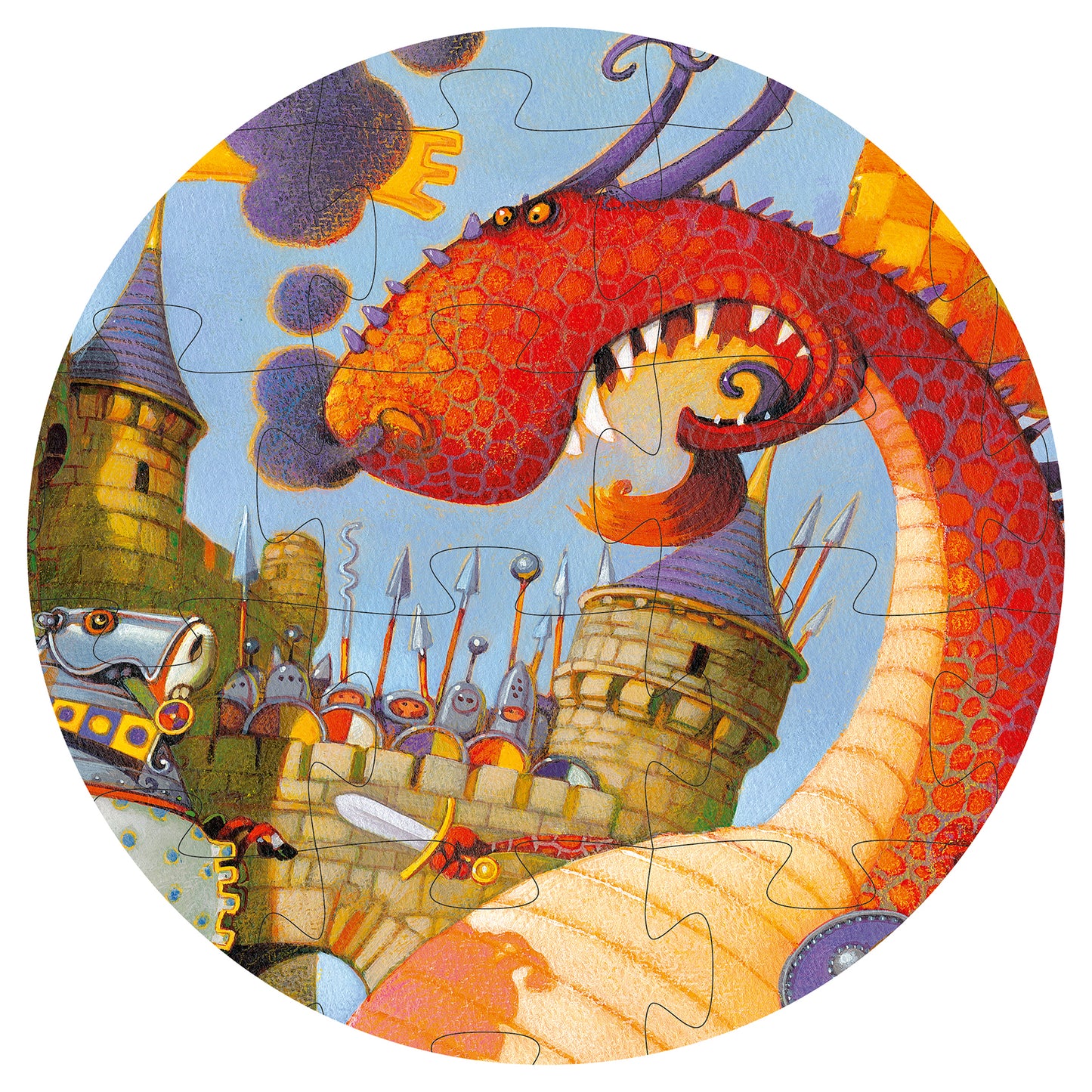 Valliant & The Dragon 54pc Jigsaw Puzzle
