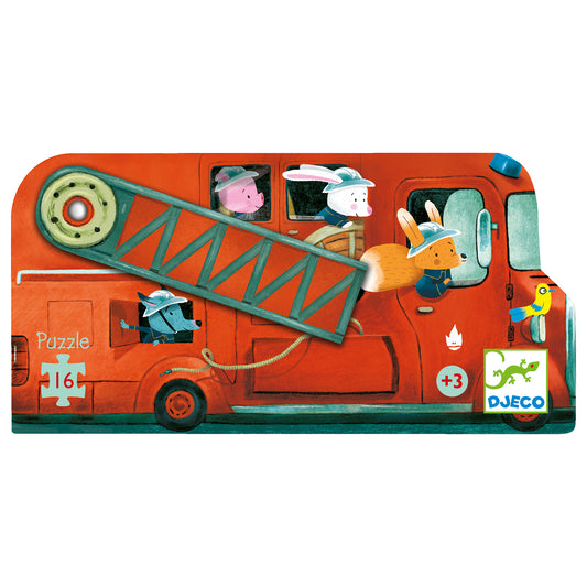 Fire Truck 16pc Jigsaw Puzzle