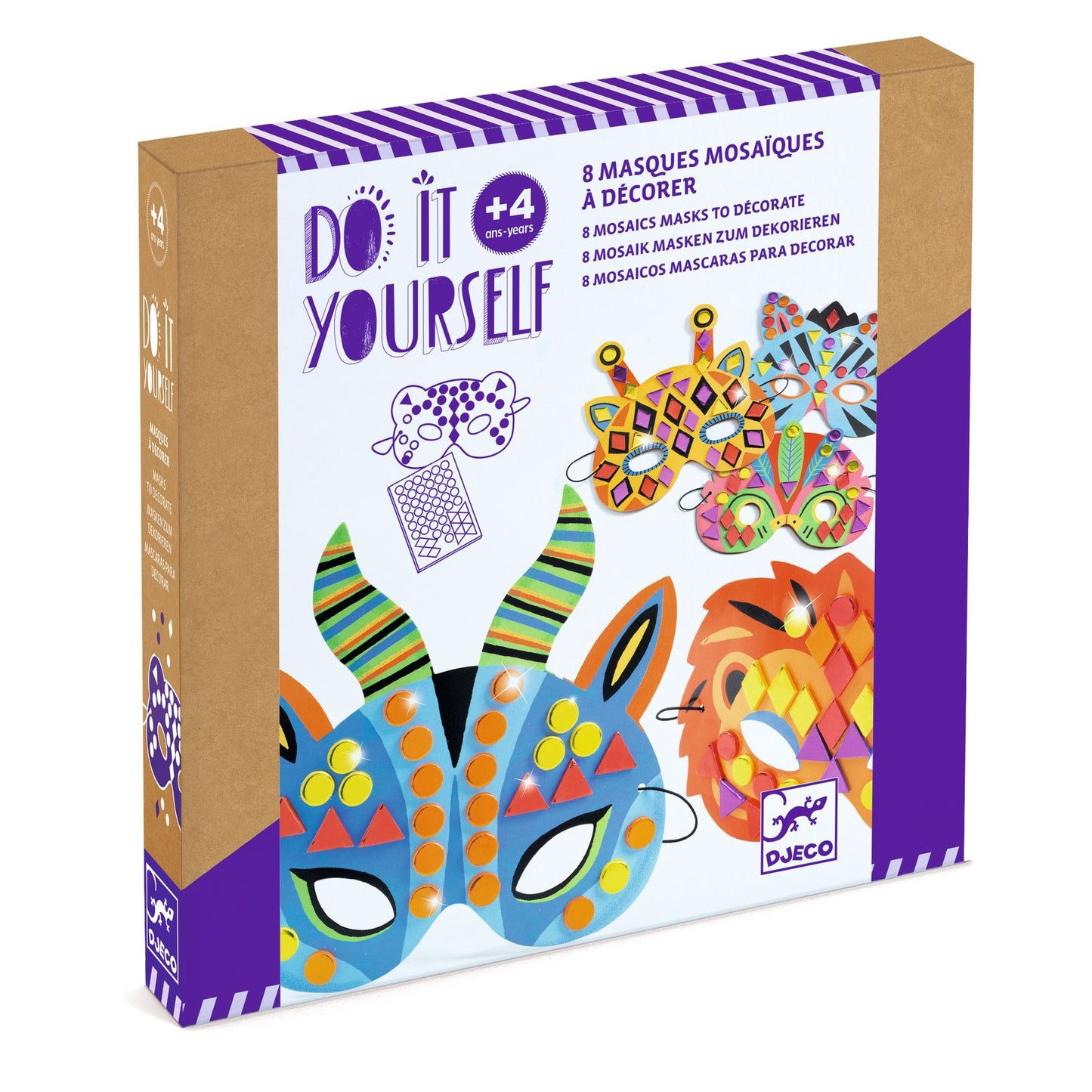 Jungle Animals DIY Masks Craft Kit
