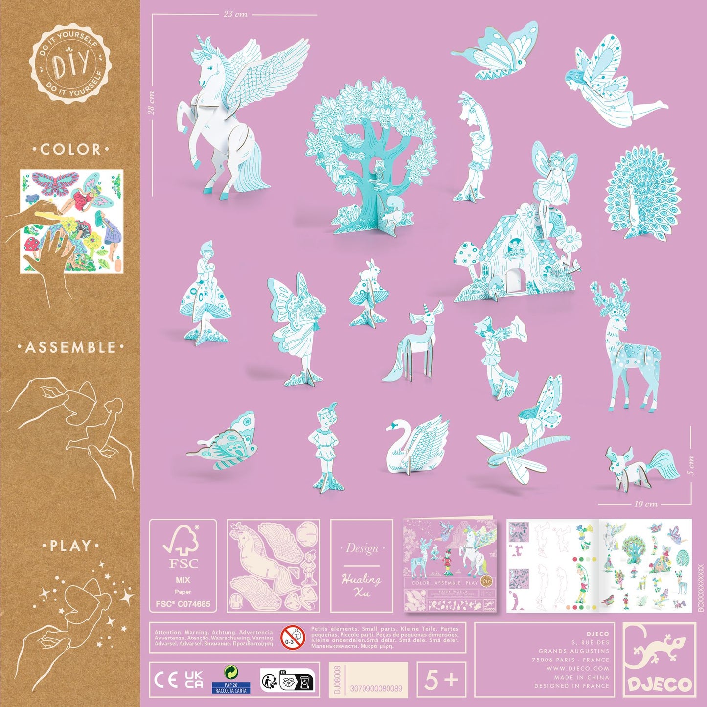 Fairy World DIY Craft Kit - Color. Assemble. Play.