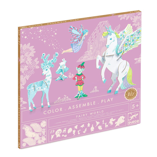 Fairy World DIY Craft Kit - Color. Assemble. Play.