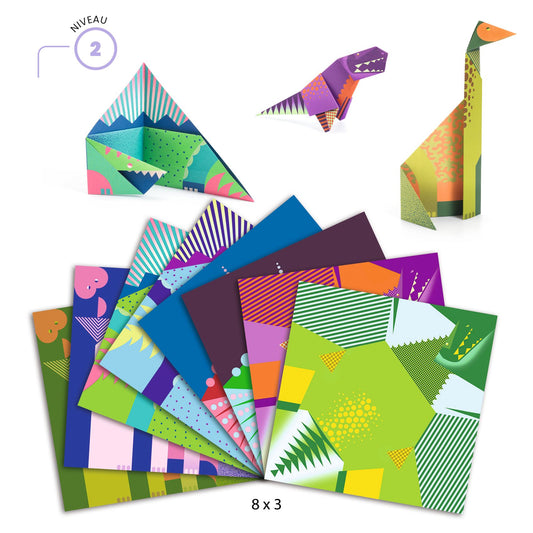 Dinosaur Origami Paper Craft Kit