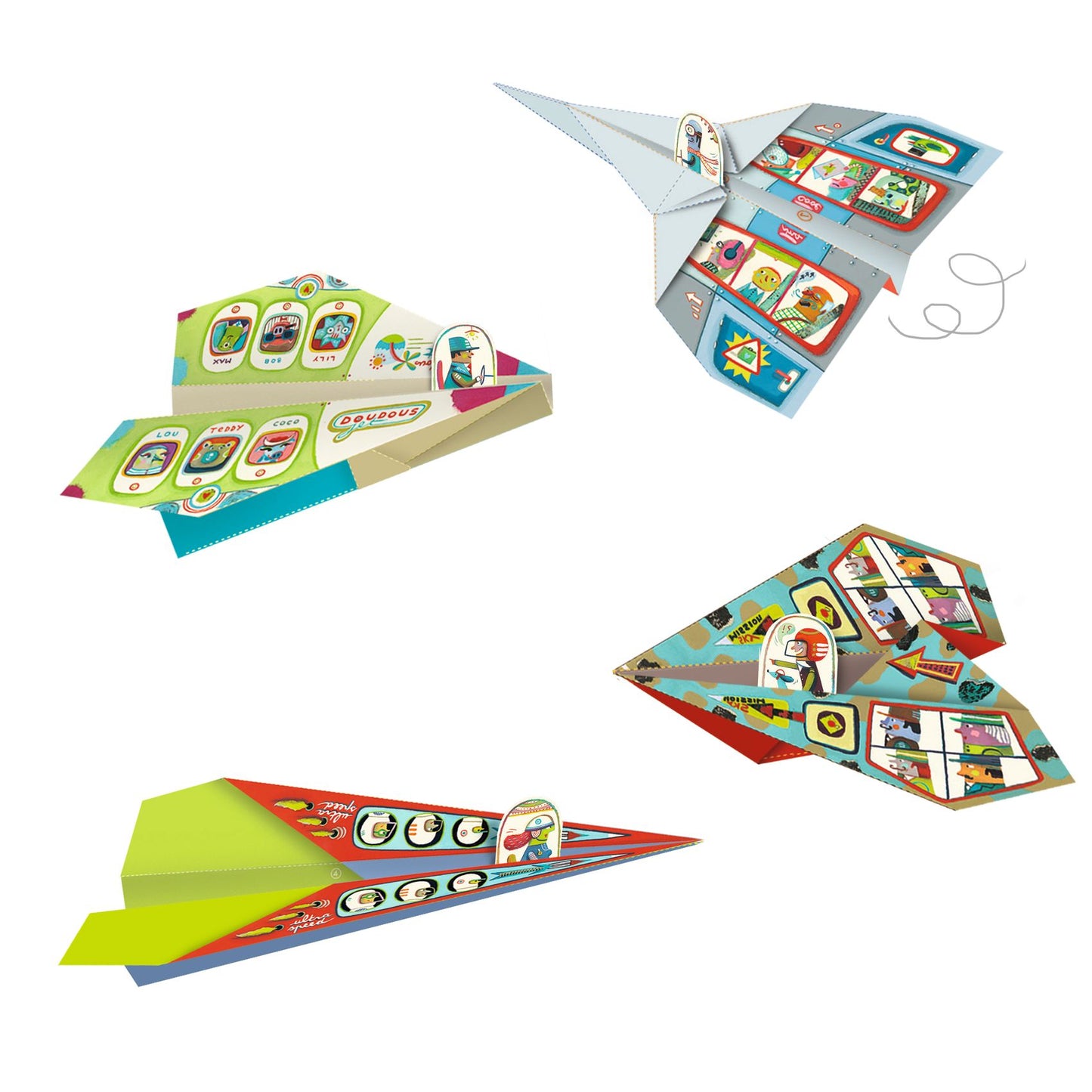 Planes Origami Paper Craft Kit