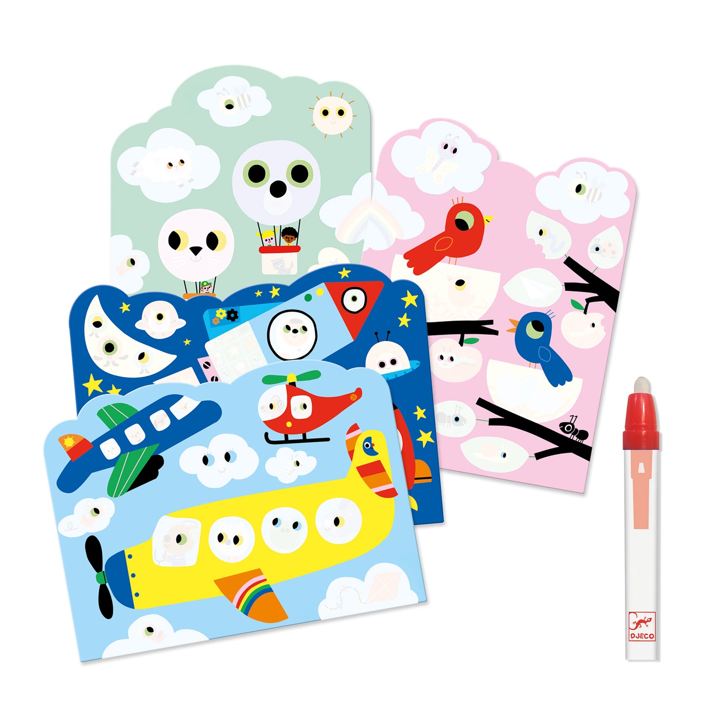 Hidden in the Sky Paint with Water Activity Set