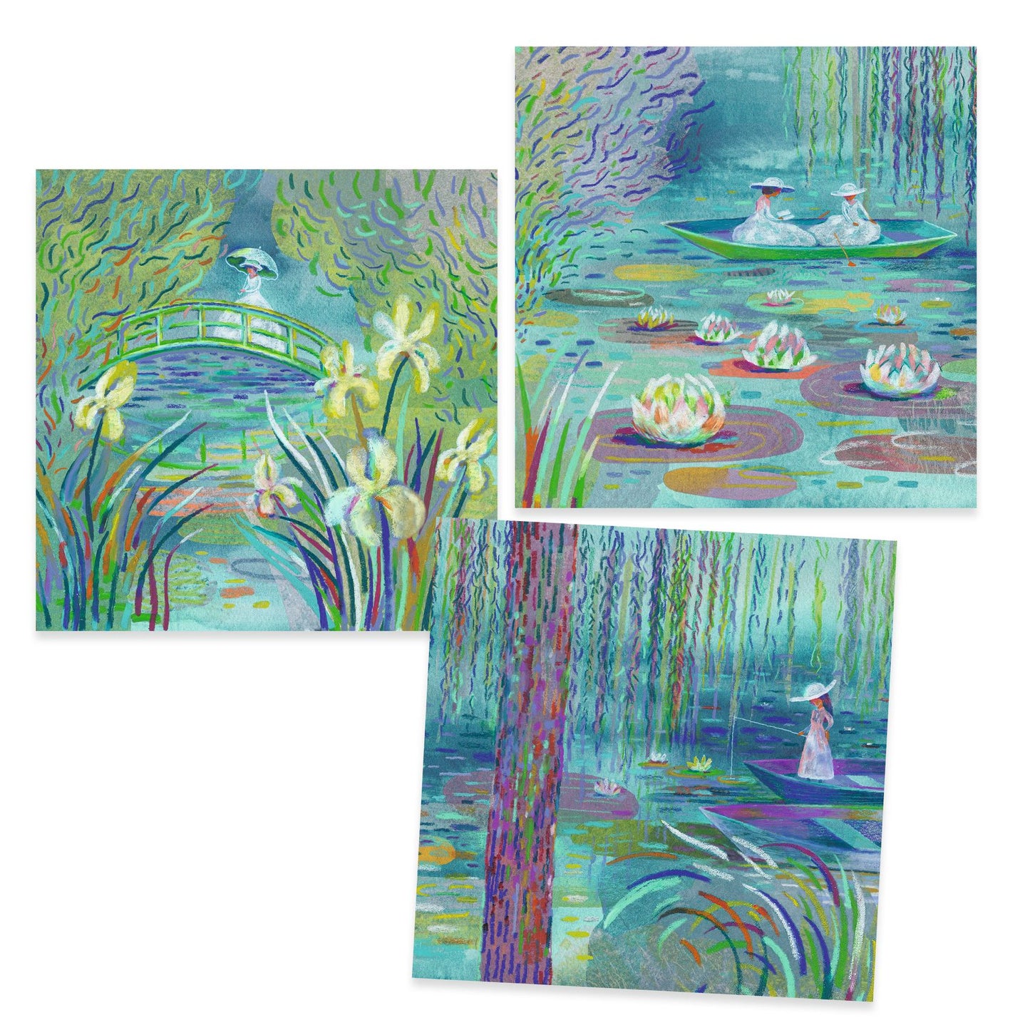 Inspired by Monet - On the Water Lily Pond Art Kit