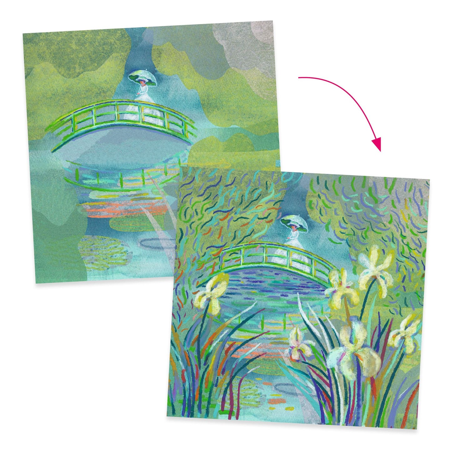 Inspired by Monet - On the Water Lily Pond Art Kit