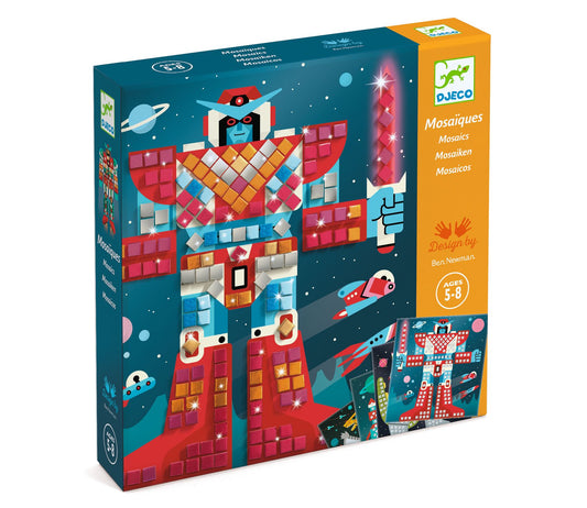 Space Battle Sticker Mosaic Craft Kit