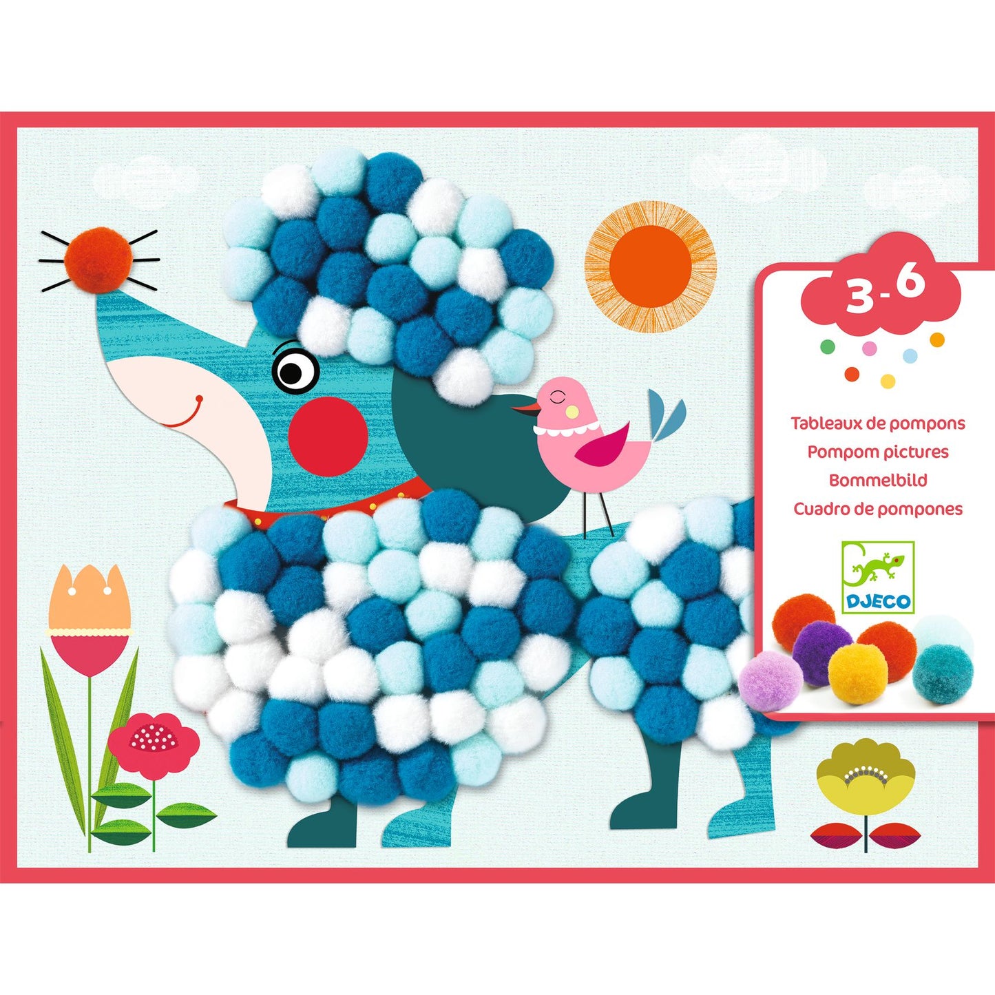 PomPom Puppies Collage Craft Kit