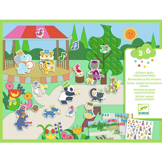 Repositionable Stickers - Fanfare Thick Stickers