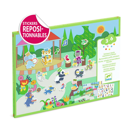 Repositionable Stickers - Fanfare Thick Stickers
