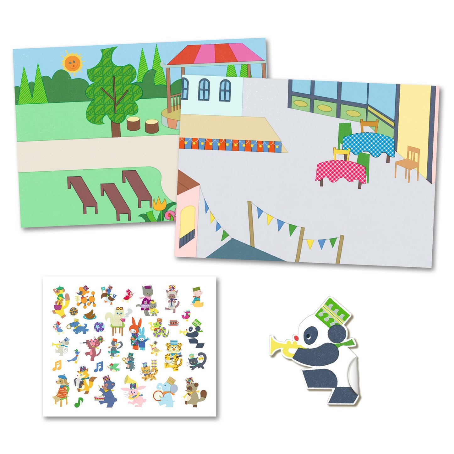 Repositionable Stickers - Fanfare Thick Stickers
