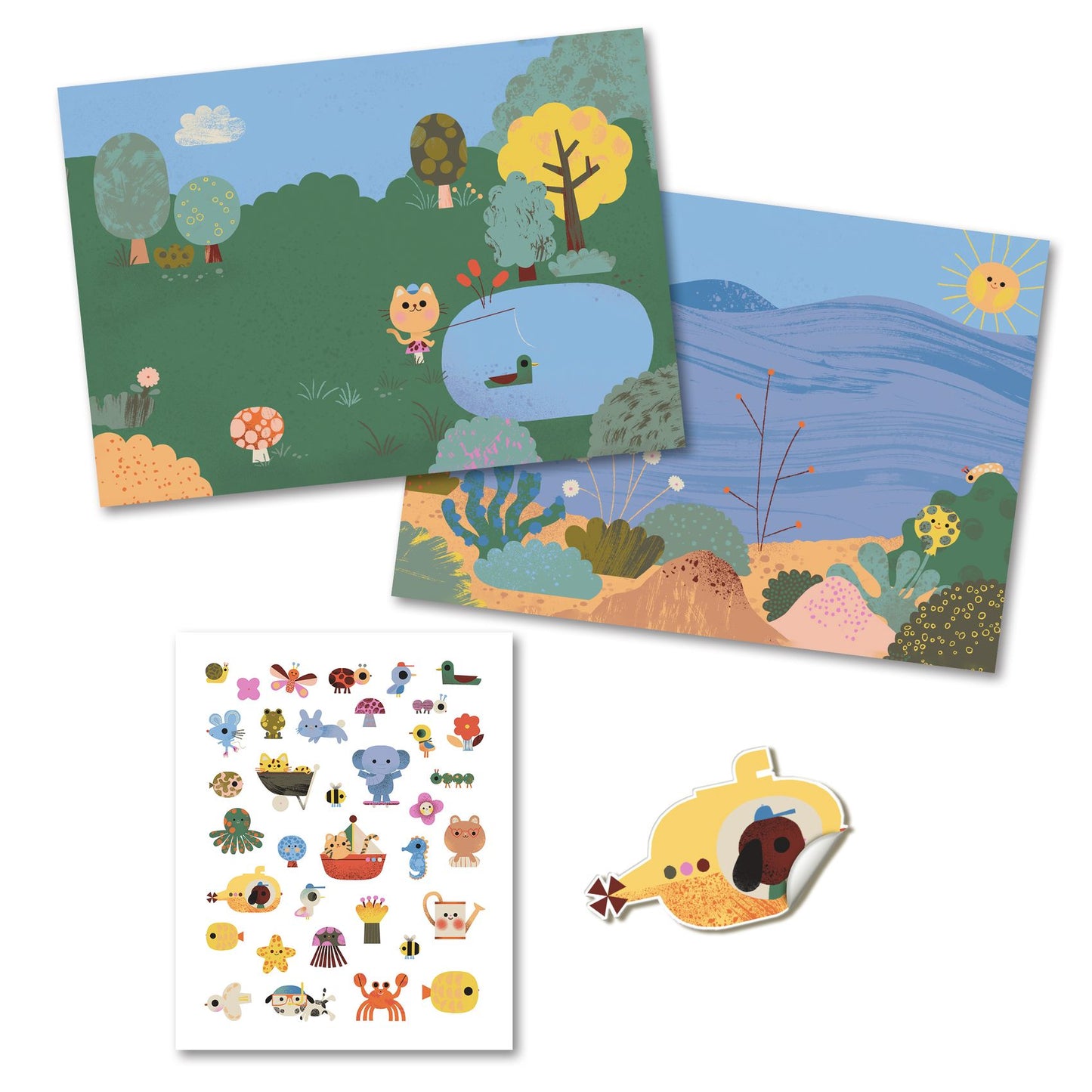 Repositionable Stickers - Summertime Thick Stickers