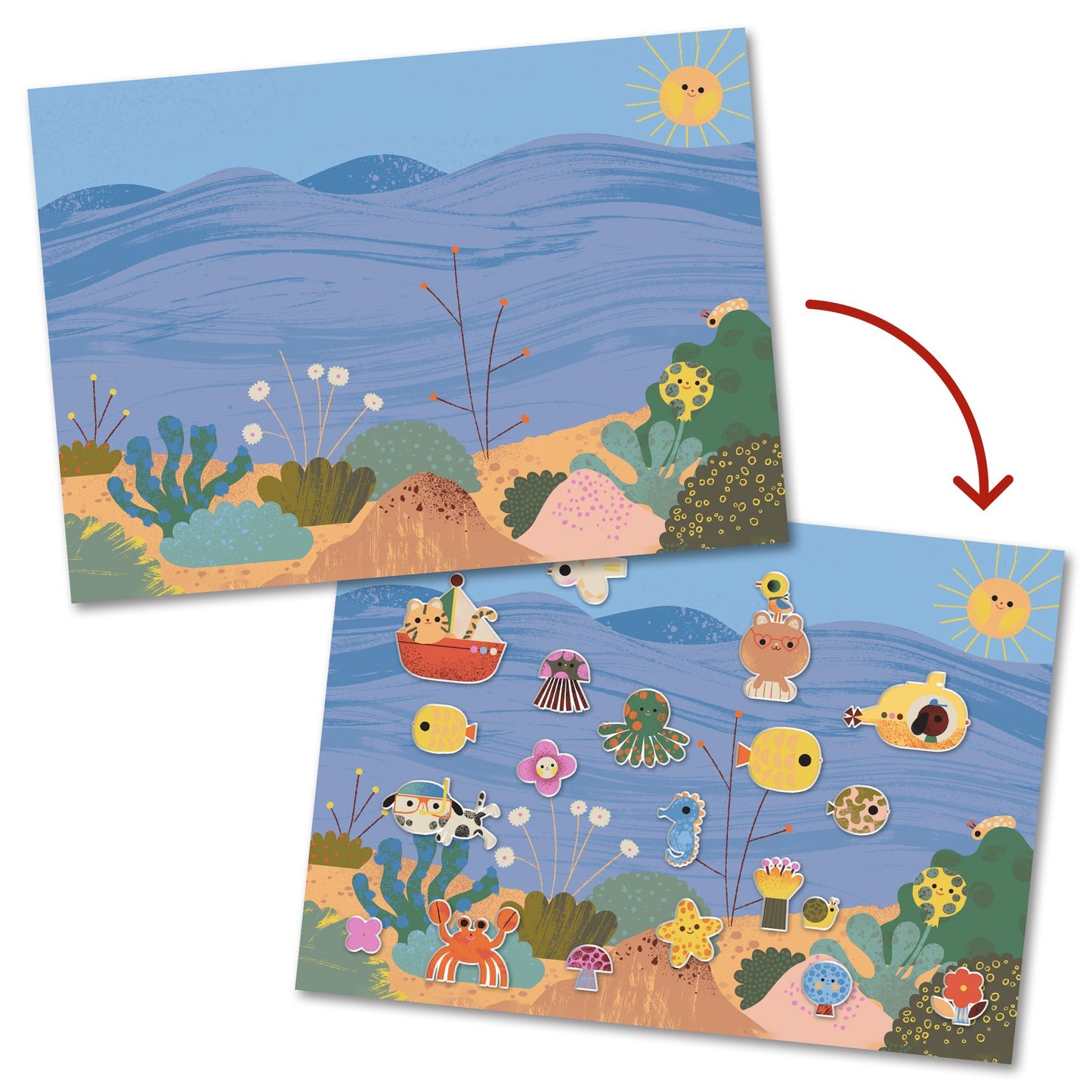 Repositionable Stickers - Summertime Thick Stickers