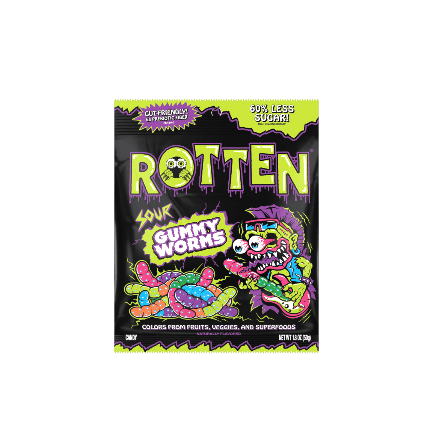 Sour Gummy Worms 1.8oz