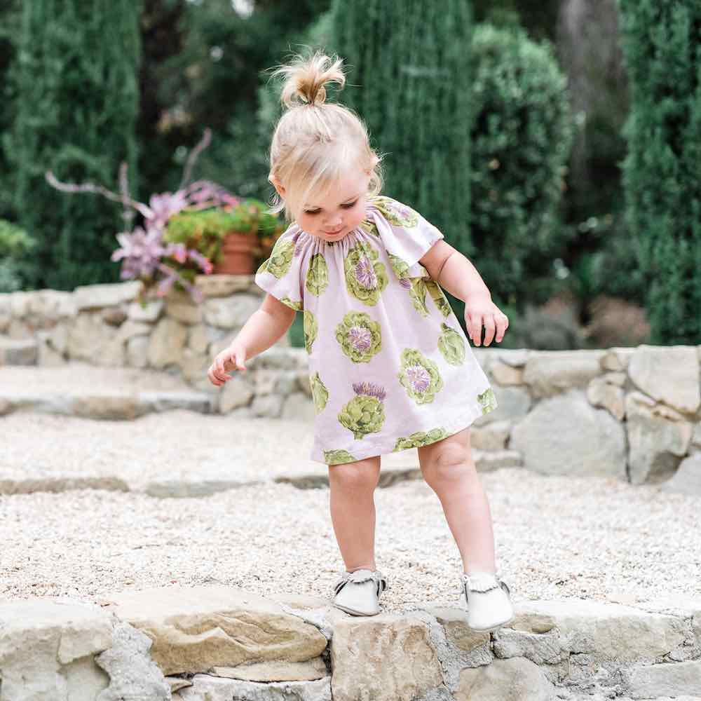 Chicken Organic Cotton Dress & Bloomer Set